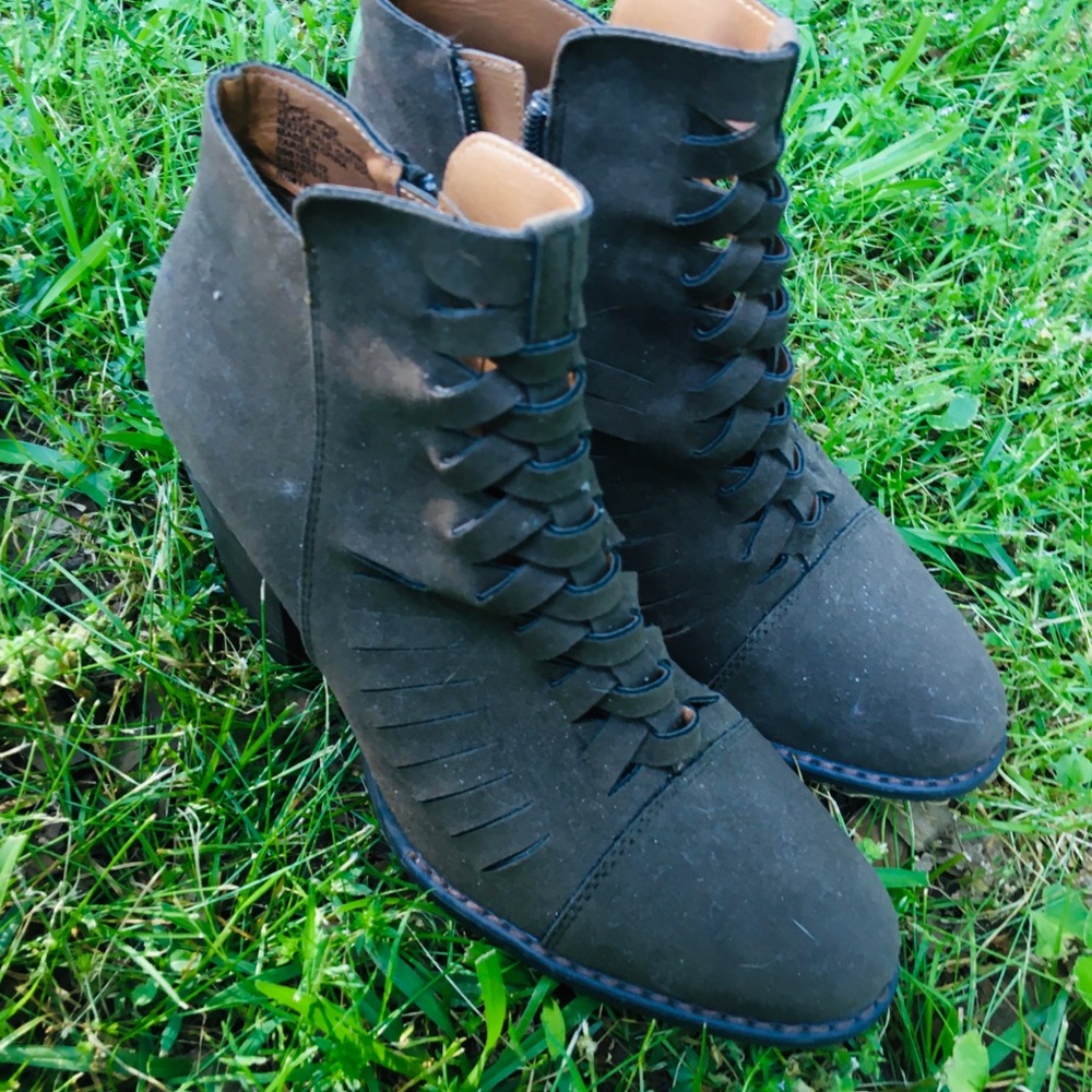 Dark Brown Booties